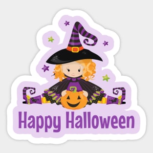 Halloween Witch Shirt Pumpkin Stars Witchy Tee Sticker